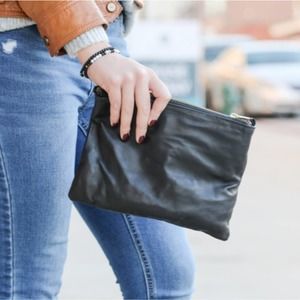 Ethic Goods Leather Passport / Crossbody Bag